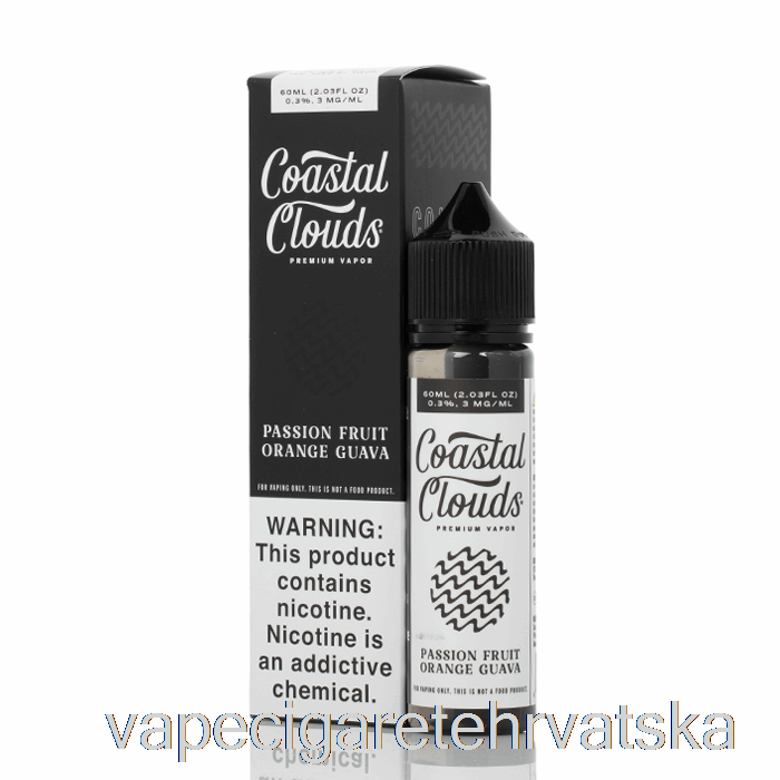 Vape Cigarete Passion Fruit Naranča Guava - Obalni Oblaci Co. - 60 Ml 3 Mg